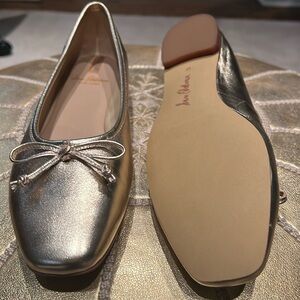 Gold Sam Edelman Ballet Flats